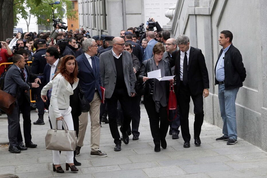  Responsáveis pela tentativa de independência da Catalunha ouvidos em tribunal
