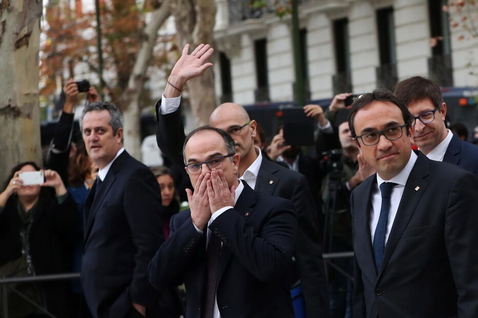  Responsáveis pela tentativa de independência da Catalunha ouvidos em tribunal
