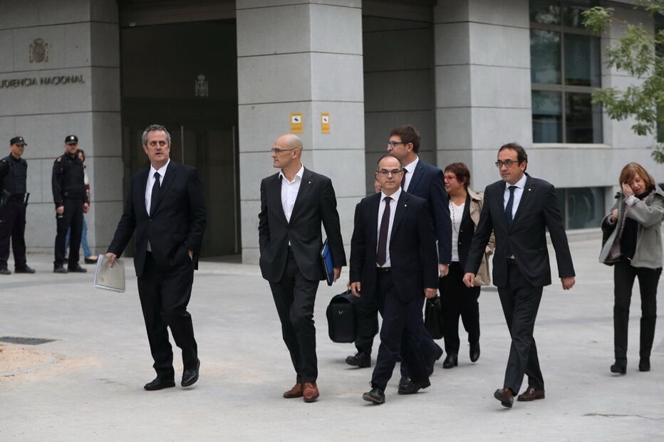  Responsáveis pela tentativa de independência da Catalunha ouvidos em tribunal
