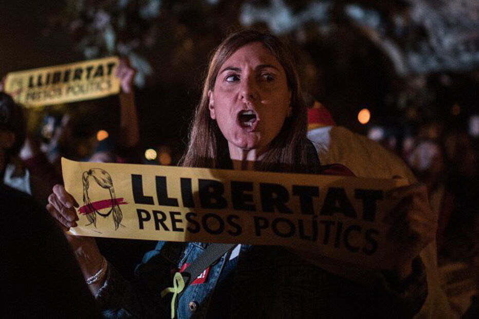 Protestos na Catalunha