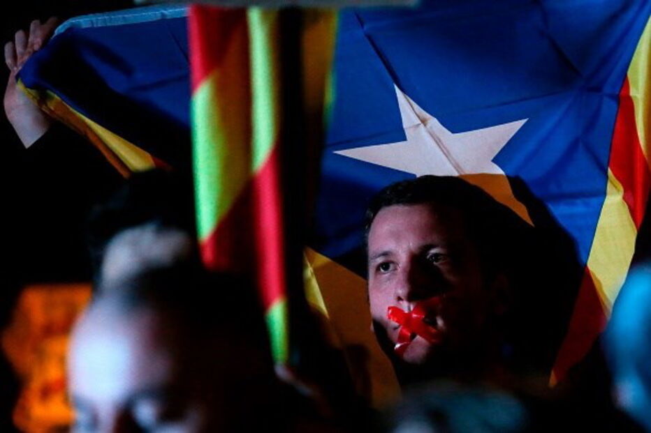 Protestos na Catalunha