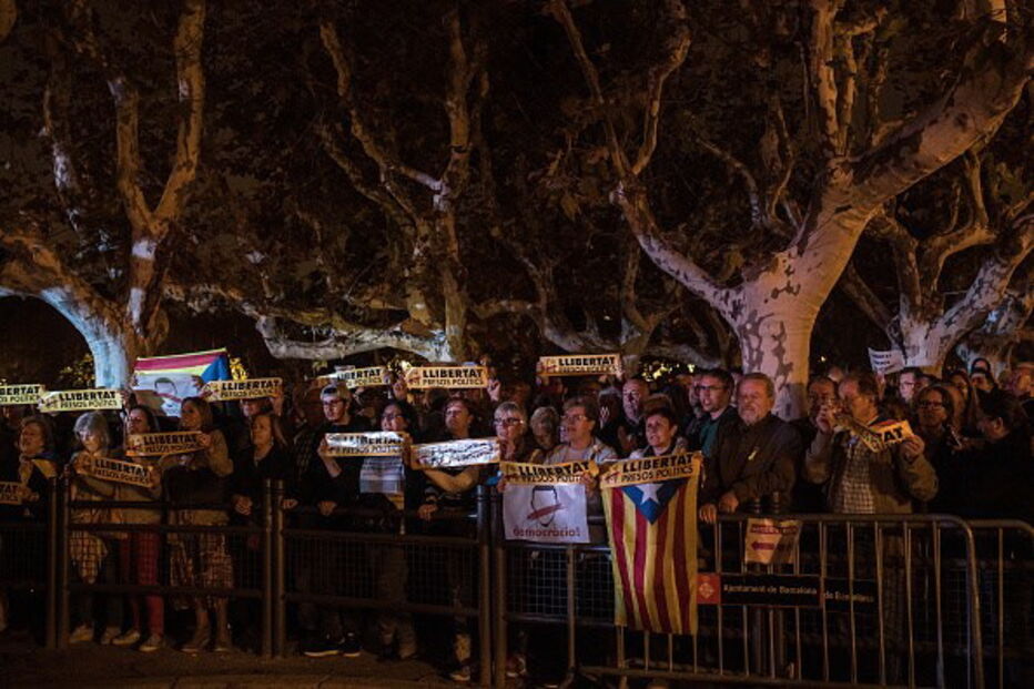 Protestos na Catalunha
