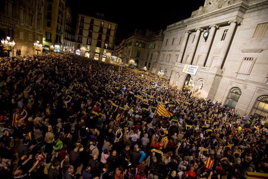 Protestos na Catalunha