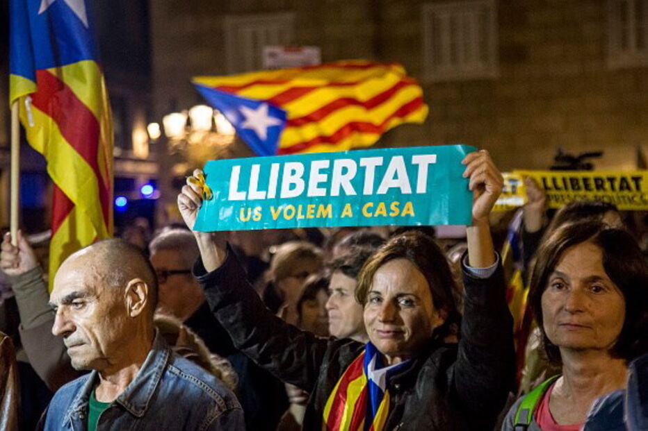 Protestos na Catalunha