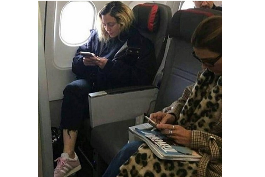 Plano fechado de Madonna impede vizualização exata do lugar