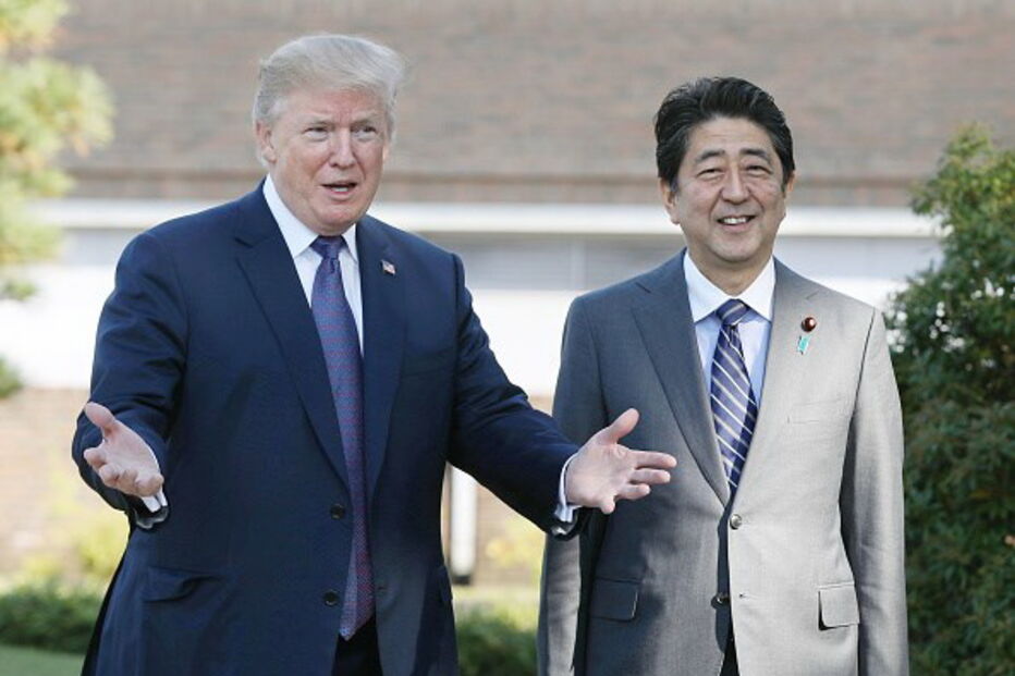 Donald Trump, Presidente dos EUA, foi recebido este domingo no Japão