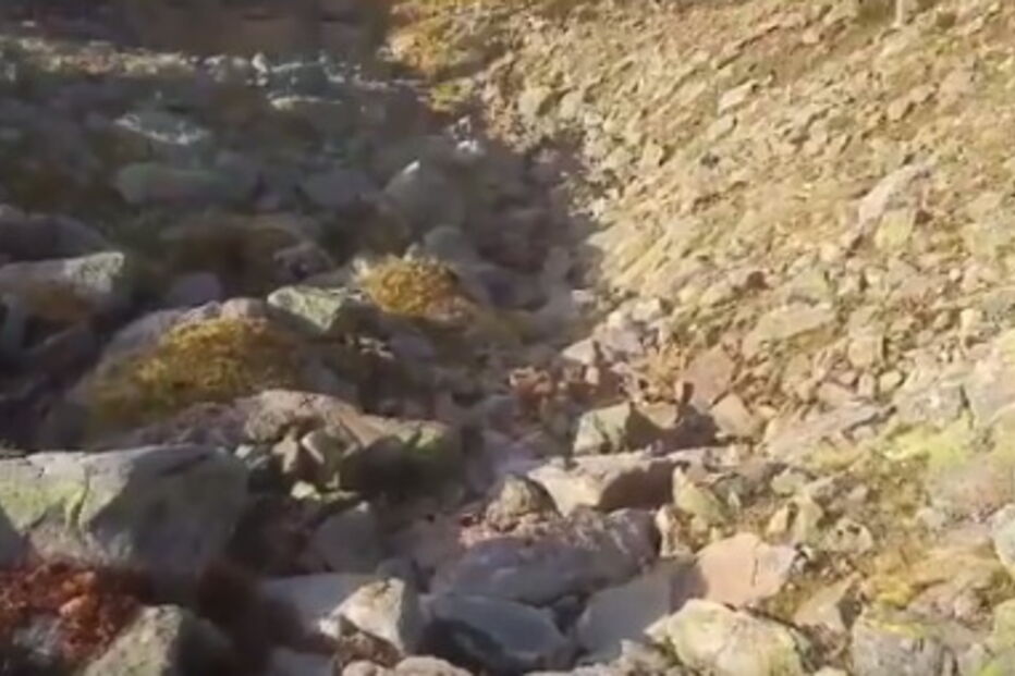 Nascente do Rio Douro está seca, sem uma única gota de água