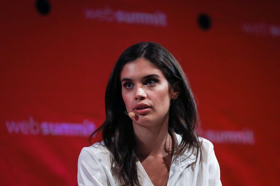 Sara Sampaio na Web Summit 2017, em Lisboa