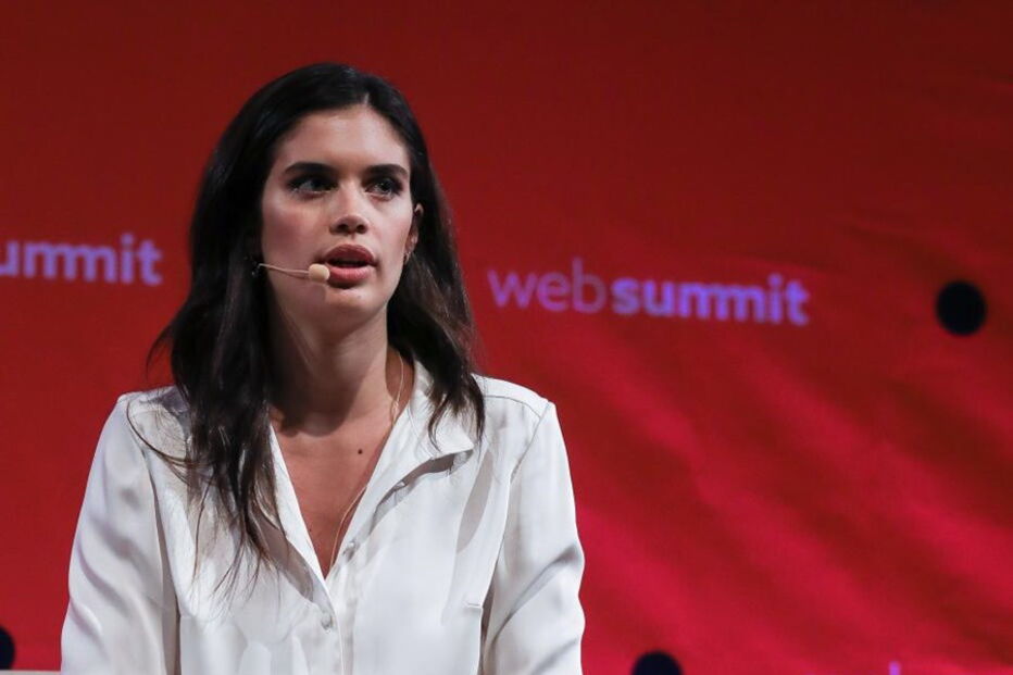 Sara Sampaio na Web Summit 2017, em Lisboa
