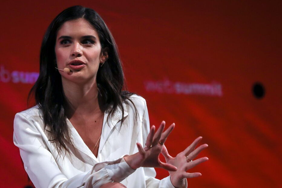 Sara Sampaio na Web Summit 2017, em Lisboa