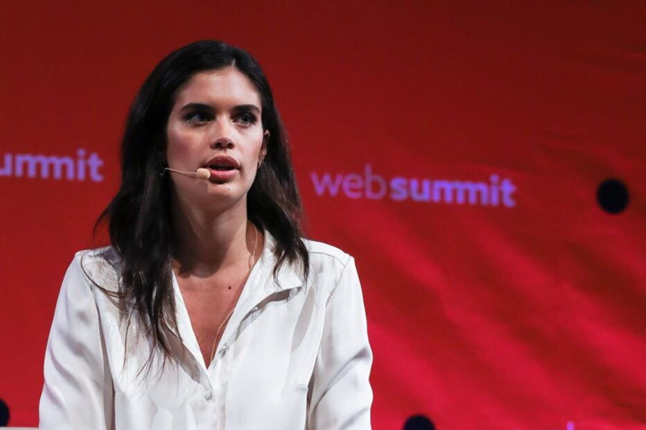 Sara Sampaio na Web Summit 2017, em Lisboa