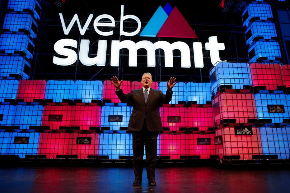 Al Gore na Web Summit de Lisboa