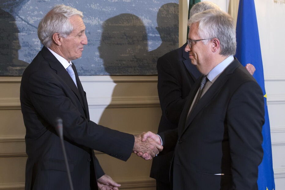 Mourato Nunes na posse como presidente da Proteção Civil