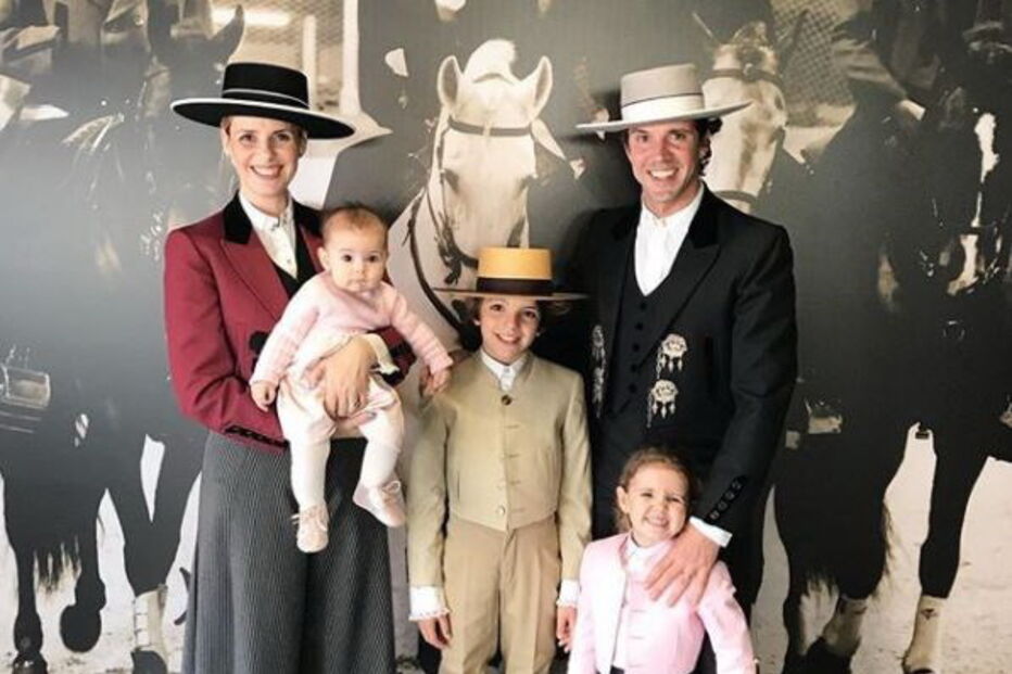 Dália Madruga com a família