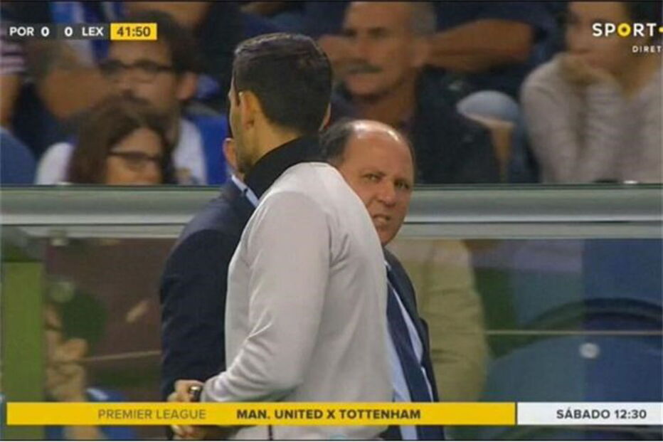 Benfica divulgou frame de Luís Gonçalves, dirigente do FC Porto