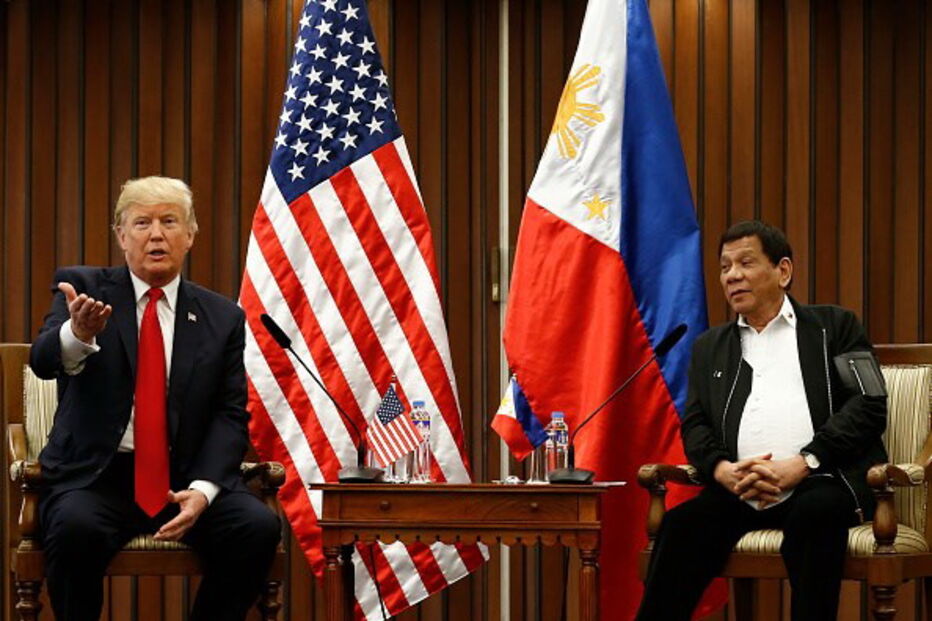 Donald Trump e Rodrigo Duterte
