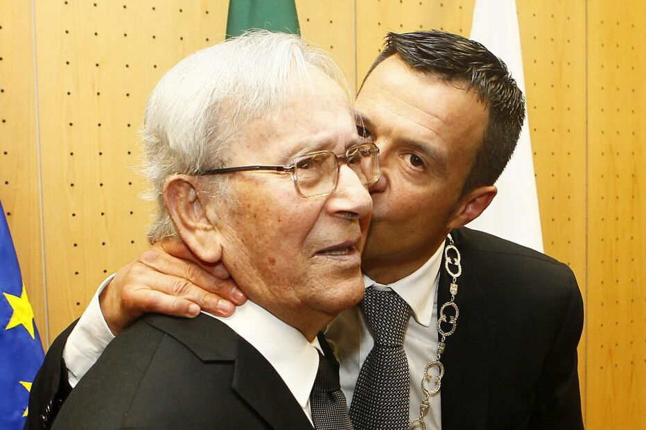 Jorge Mendes com o pai, Manuel Cabanas