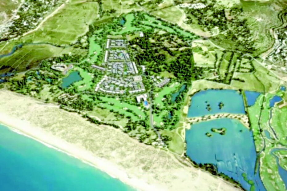 Projeto inclui três hotéis, cerca de 350 moradias e um campo de golfe     