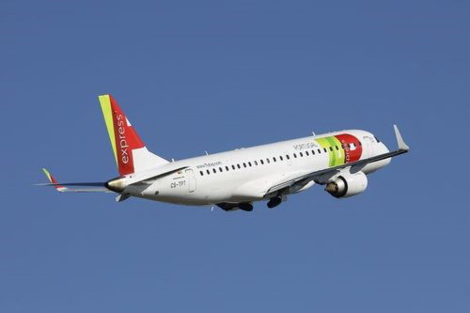 Avião Embraer da Tap e Portugalia