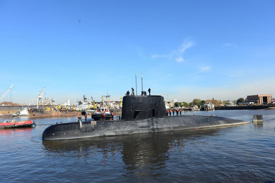 O submarino argentino San Juan