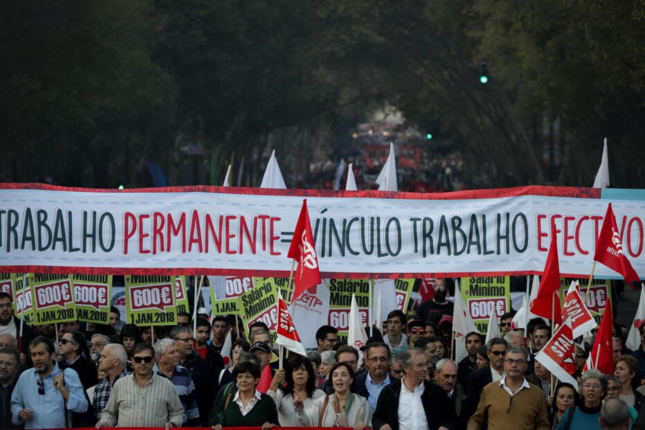 Manifestação da CGTP em Lisboa