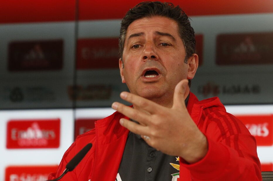 O treinador dos encarnados, Rui Vitória