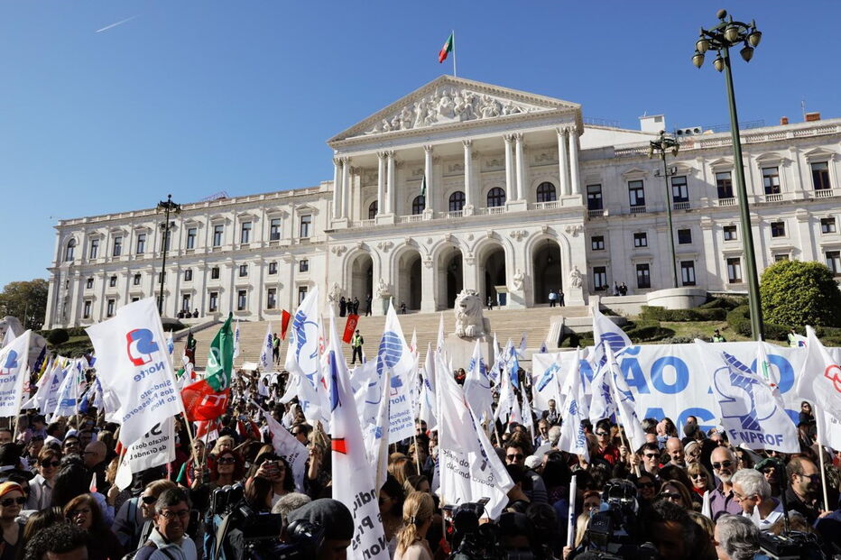 Manifestação de professores