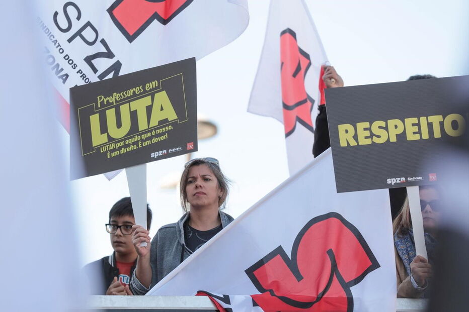 Manifestação de professores