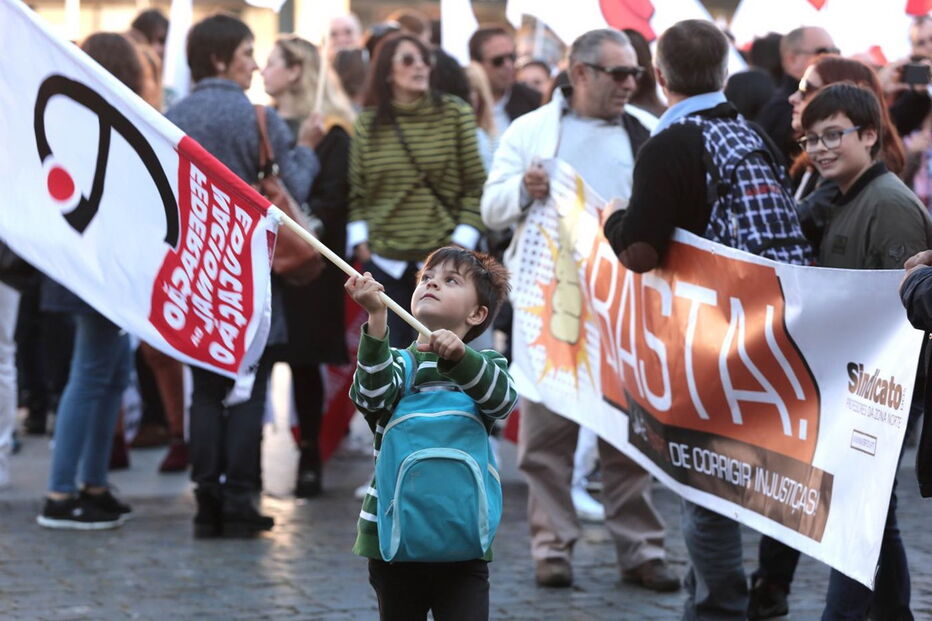 Manifestação de professores