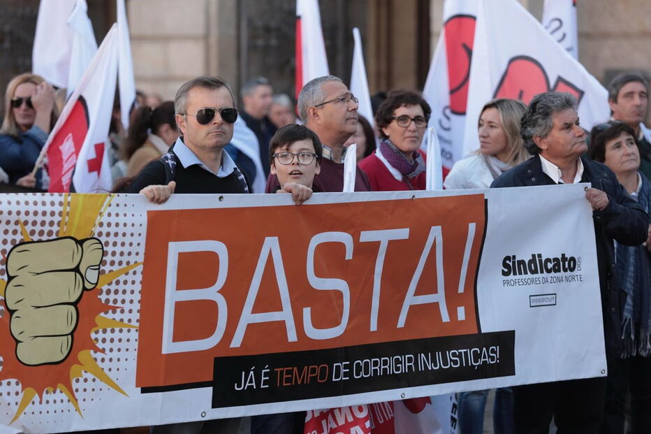 Manifestação de professores
