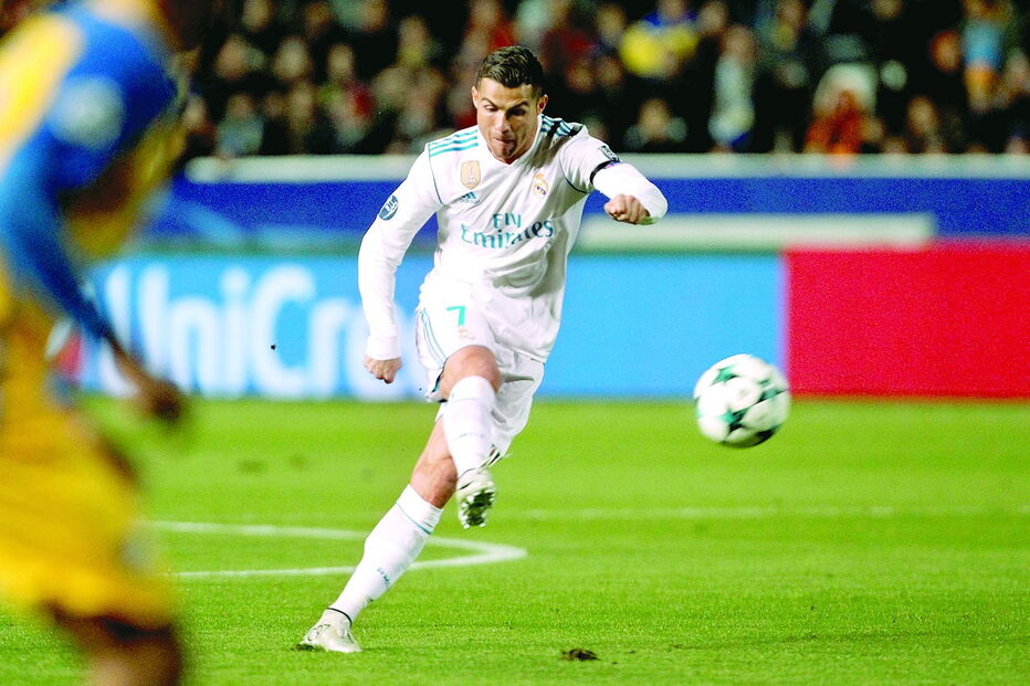 Real Madrid, Cristiano Ronaldo, Apoel de Nicósia, golos, futebol, desporto