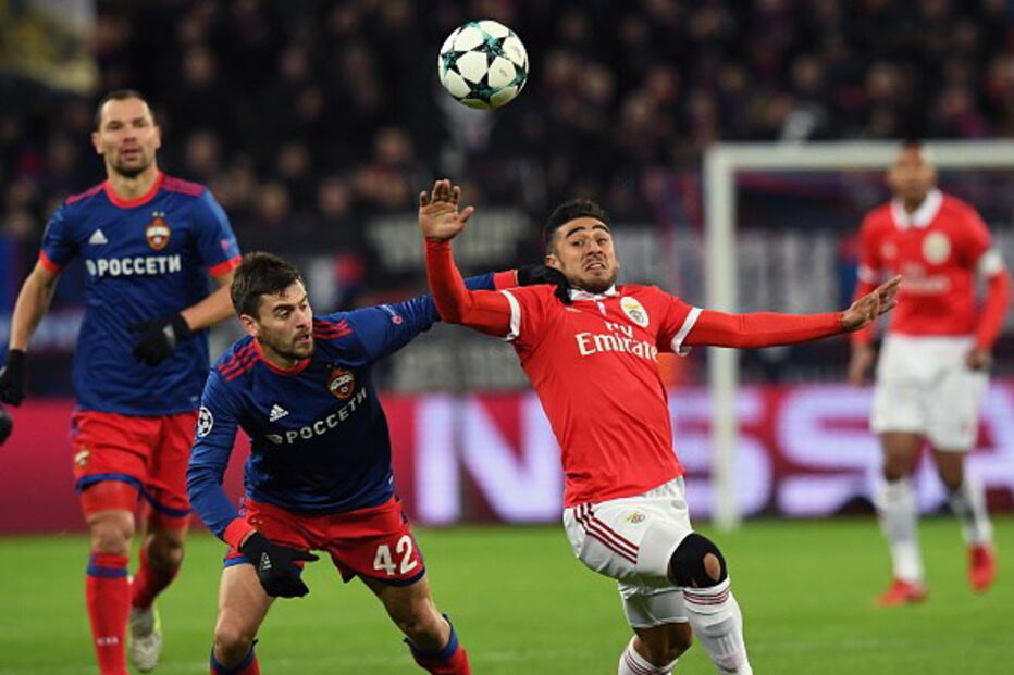 CSKA e Benfica jogaram esta quarta-feira na Rússia