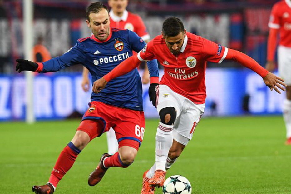 CSKA e Benfica jogaram esta quarta-feira na Rússia