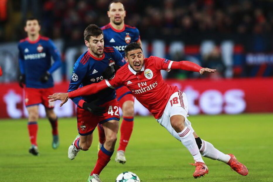 CSKA e Benfica jogaram esta quarta-feira na Rússia
