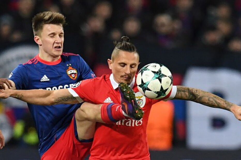 CSKA e Benfica jogaram esta quarta-feira na Rússia	