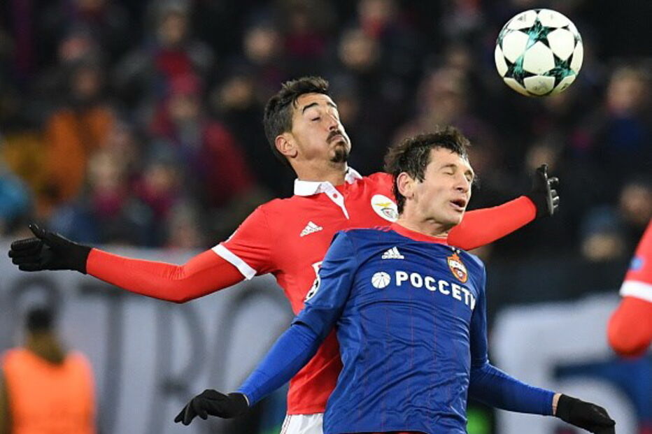 CSKA e Benfica jogaram esta quarta-feira na Rússia	
