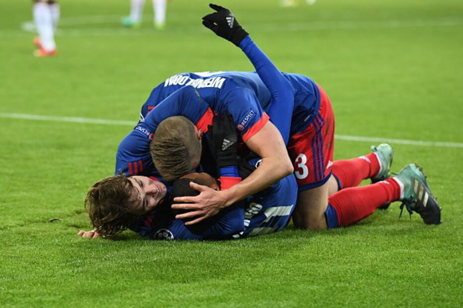 CSKA e Benfica jogaram esta quarta-feira na Rússia	