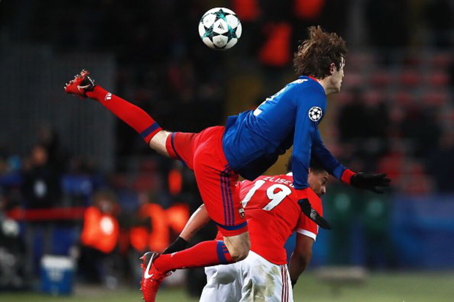 CSKA e Benfica jogaram esta quarta-feira na Rússia	