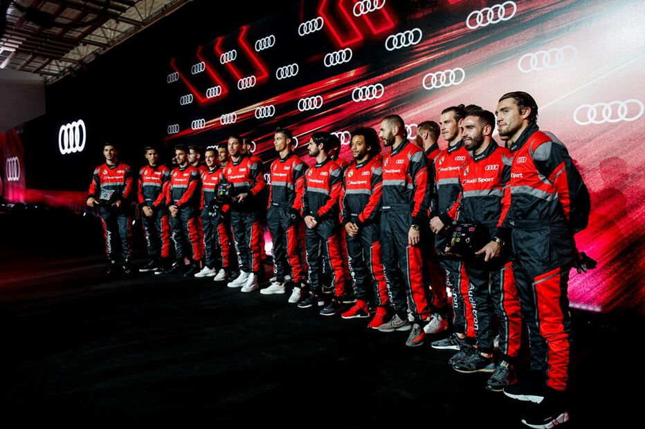 Jogadores do Real Madrid receberam os novos carros de serviço