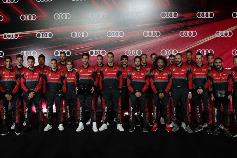 Jogadores do Real Madrid receberam os novos carros de serviço