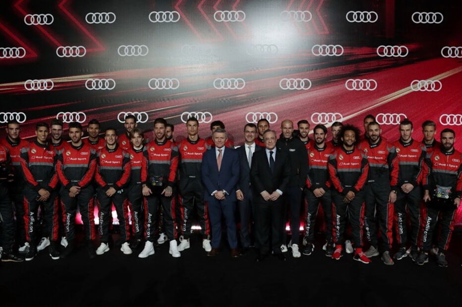 Jogadores do Real Madrid receberam os novos carros de serviço