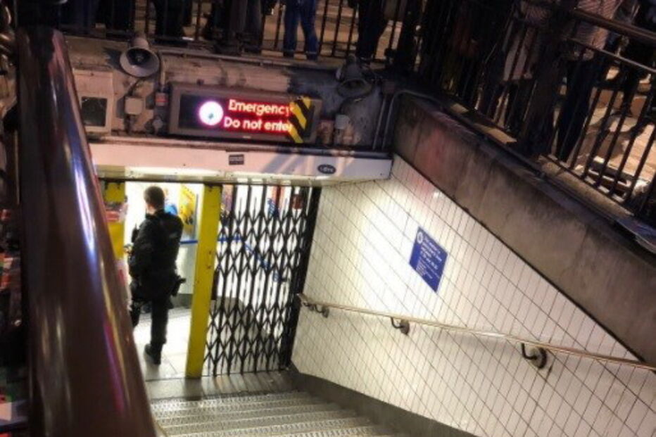 Estação evacuada em Londres