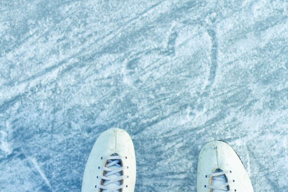 pista de gelo, frio, natal, país