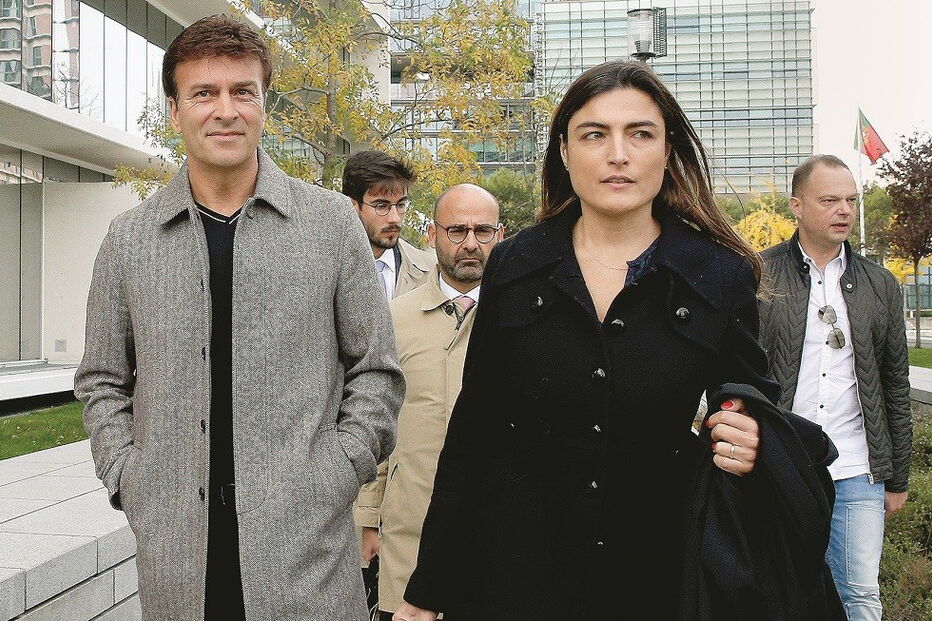 Tony Carreira esteve, ontem, no Campus de Justiça, onde foi ouvido  durante uma hora  