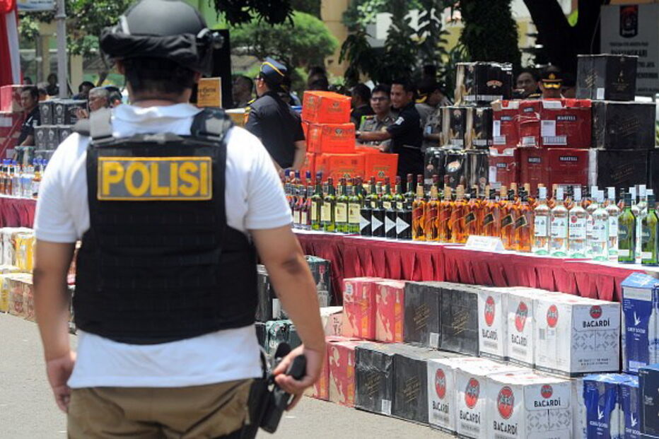 Polícia da Indonésia