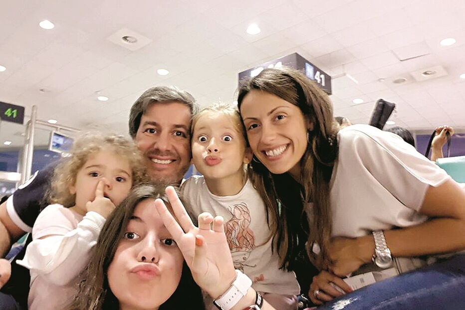 Bruno de Carvalho e a família