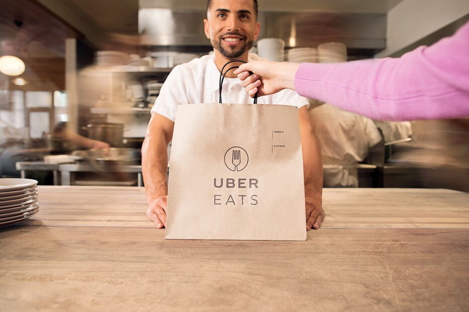 Uber já lhe pode entregar o jantar em casa