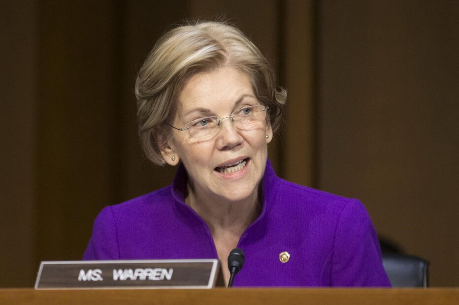 A senadora democrata Elizabeth Warren