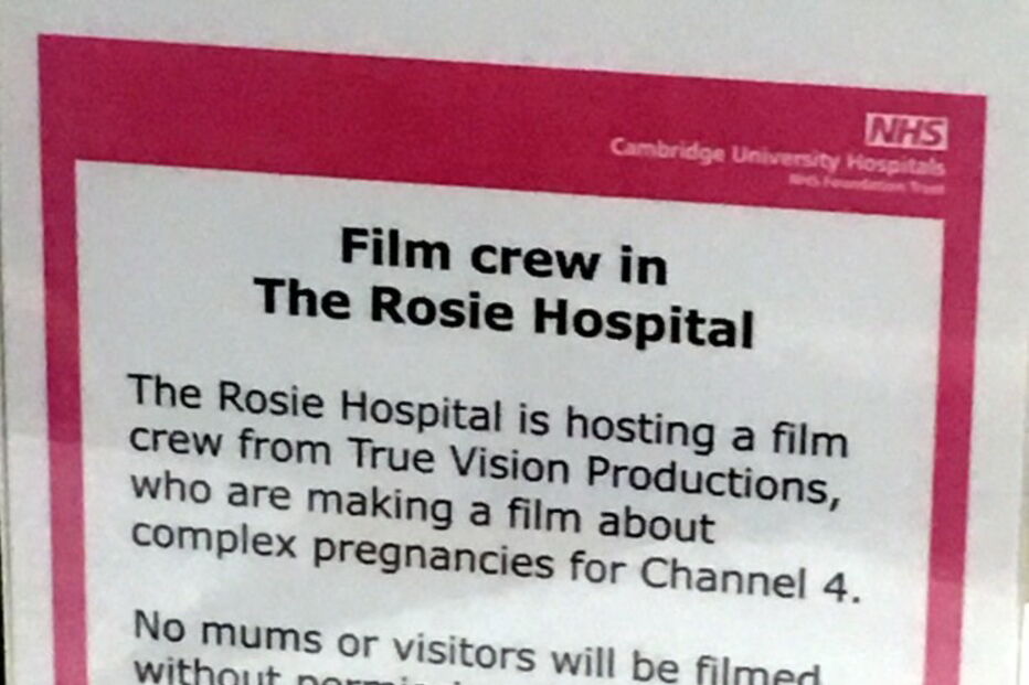 Rosie Maternity Hospital, documentário, Cambridge