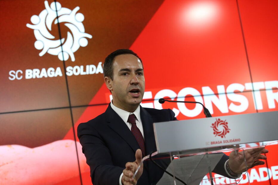 António Salvador, presidente do Sporting de Braga